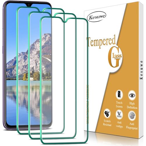 Kal-[3 Pièces] Verre Trempé Pour Xiaomi Redmi 9, Redmi 9t, Anti-Rayures, Anti-Empreinte, Dureté 9h, Installation Facile, Haut Définition, Sans Bulles