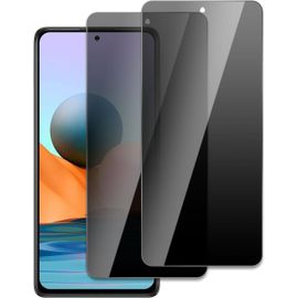 Kal-2pcs Verre Trempé Anti Espion Pour Xiaomi Redmi Note 10 Pro, Privacy Film De Protection En Verre Trempé, Écran Anti-Rayures, Anti-Emprenites Digitales, Haute Définition, Sans Bulles