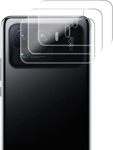 KAL-Pour Xiaomi Mi 11 Ultra Arrière Caméra Verre Trempé [3 Pièces],[Sans Bulle][Anti-Rayures] Hd Caméra Protecteur D'Écran Pour Xiaomi Mi 11 Ultra