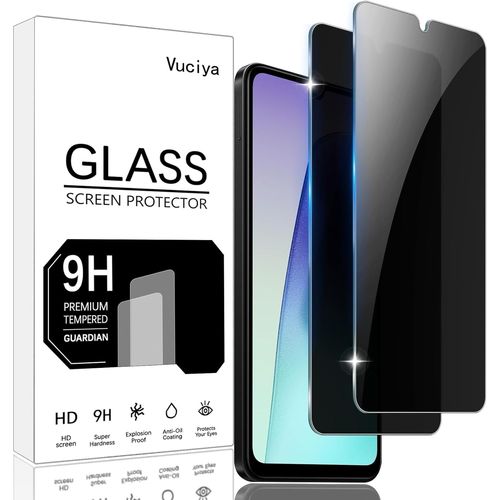 CAUC-Lot de 2 Protection Écran Anti-Espion pour Xiaomi Redmi 14C / Xiaomi Poco C75 Verre Trempé 9H Dureté Vitre Film Résistant aux Rayures Anti-Shatter Anti-Fingerprin Bubble Proof pour Redmi 14C