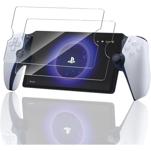 CAUC-Protection d'écran pour PlayStation 5 Pro Verre Trempé 2 Pièces, Dureté 9H Glass/Haute définition, pour PlayStation 5 Pro Protection d'écran
