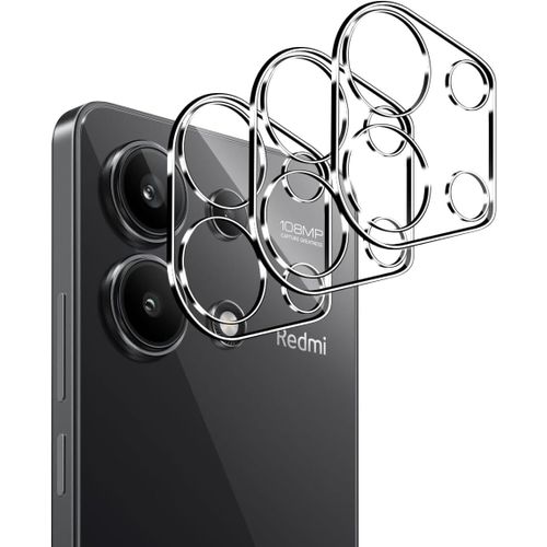 Pour Xiaomi Redmi Note 13 4g/ Redmi Note 13 (No 5g) Protection Caméra, 3 Pièces 9h Dureté Hd Arrière Caméra Verre Trempé, Anti-Rayures Sans Bulle Protecteur D'écran - Transparent