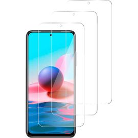 Kal-Verre Trempé Pour Xiaomi Redmi Note 10 / Redmi Note 10 5g / Redmi Note 10s [3 Pièces] Vitre Protection Protecteur D'écran