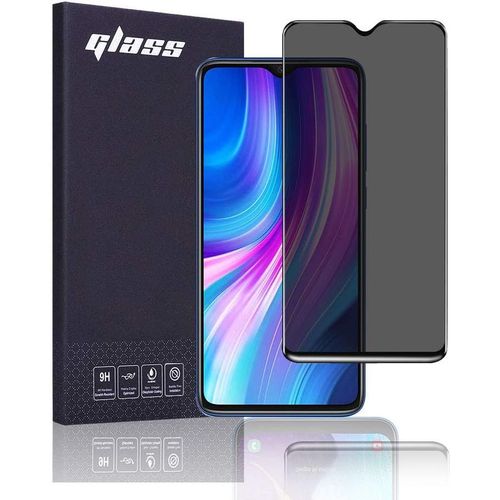 Kal-Verre Trempé Anti-Espion Compatible Avec Xiaomi Redmi Note 8 Pro[3d Couverture Complète][Dureté 9h][Case Friendly] Protecteur D'écran De Confidentialité Pour Redmi Note 8 Pro
