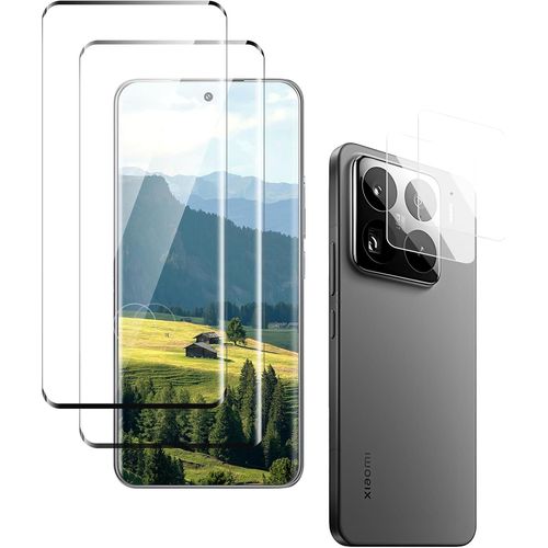 Kal-Verre Trempé Pour Xiaomi 15 Pro 2+2 Pièces Plein Écran Film Protection Écran [Sensible Au Toucher][Bord À Bord][Affaire Classée][Sans Bulle][Anti-Scratch][Ultra Hd]