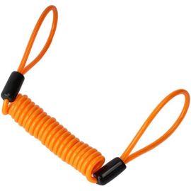 Câble De Verrouillage De Disque De Frein Pour Moto - Câble De Rappel En Spirale - Câble De Rappel De Verrouillage - Câble De Verrouillage De Disque - Orange