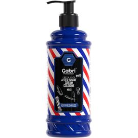 Sansh-Gabri Professional No:3 For Freshness After Shave Cream Cologne Balm 400 Ml - Lotion Pour Hommes - Fraîcheur Hydratante Pour Le Visage, Rafraîchissement Relaxant 