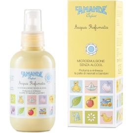 Sansh-L'amande - Eau Nettoyante Bébé Enfant Spray, Parfum Bebe Corps Hydratant Apaisant Sans Alcool, Lotion Tonique Visage Corps Bébés Et Enfants Rafraîchissante Peau Sensible Made In Italy - Enfant, 