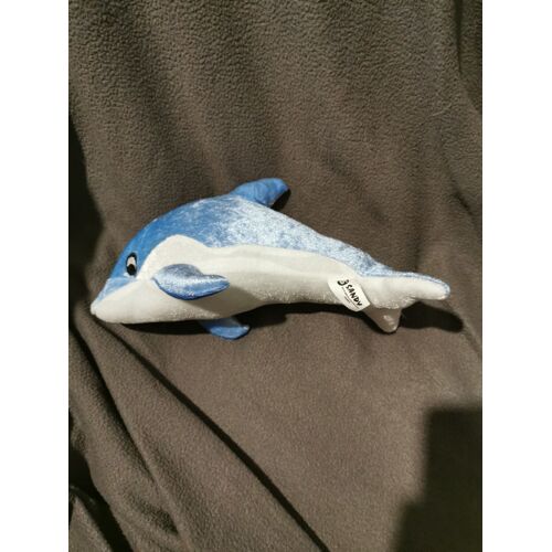 Doudou Peluche Dauphin Bleu Sandy