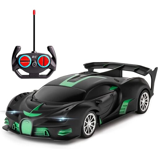 Voiture Télécommandée RC 1/18 Rapide Et Rechargeable - Jouet Pour Enfants 8 Ans Et Plus, Couleur Rouge