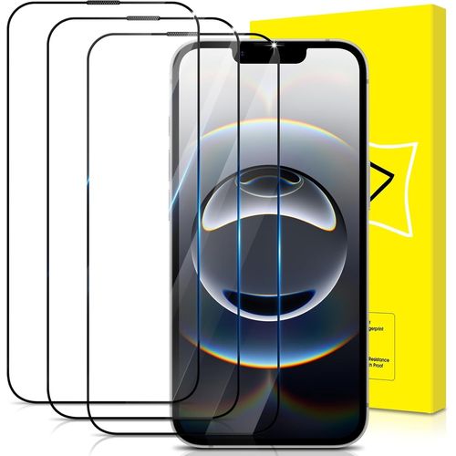 Lot De 3, Verre Trempé Pour Iphone 16e 2025 [Couverture Complète] [Vitre Protecteur 9h Dureté] [Sans Bulles] [Anti-Rayures] Film Protection Écran