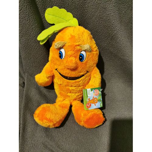 Doudou Peluche Carotte Billes Play Tive Junior Lidl