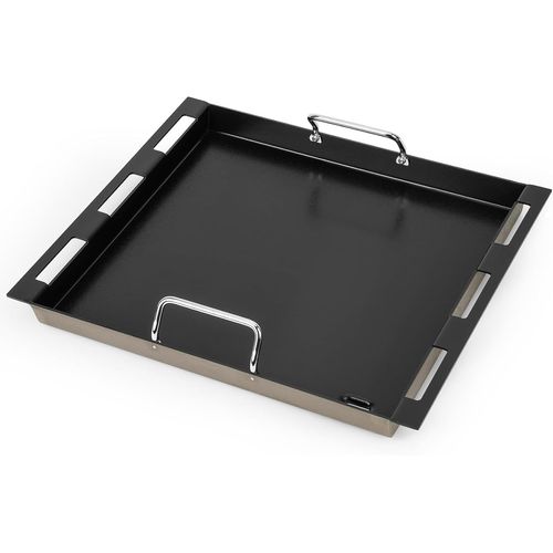 LETNERNY-Bbq Plaque De Cuisson Pour Weber Genesis 2022 E/S 325, E/S/Epx 335, E/S/Spx-435 Gril À Gaz, Plancha De Barbecue Pour La Série Genesis 300&400 (Nécessite Weber Crafted Grate), Noir