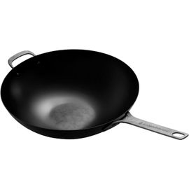LETNERNY-Karbon Steel Wok En Acier Au Carbone Pour Barbecue Joe Et Big Joe