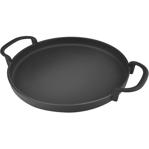 ASFASFq-Onlyfire Poêle ronde en fonte Ø30,5 cm pour Weber Gourmet BBQ System 7421 | pièces de Rechange pour Weber 57cm Barbecue au Charbon