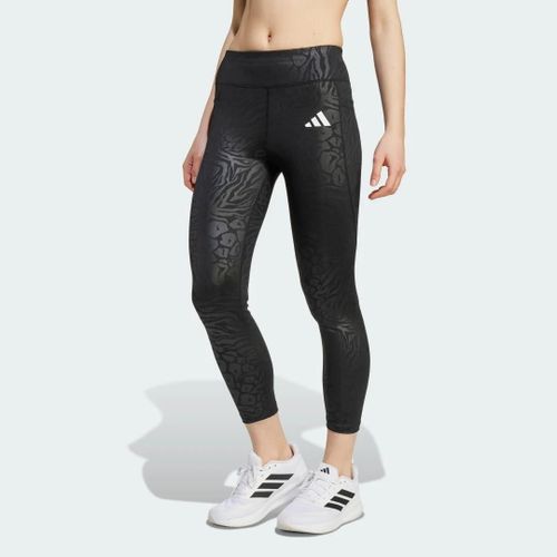 Legging À Imprimé Animal All Sports Optime Adidas - Black / White - 14-15a