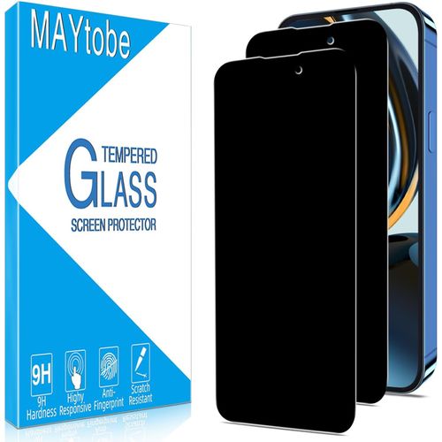 Kal-2 Pièces Verre Trempé Anti Espion Pour Iphone 14 Pro Max, Film Protection Écran Confidentialité, Sans Bulles, Dureté 9h, Anti-Rayures