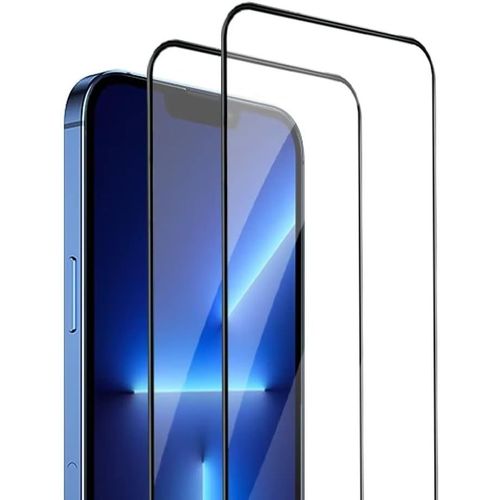 Kal-Lot De 2 Protection D'écran En Verre Trempé Pour Redmi Note 12 (4g) (6.67"" Inches) Ultra Hd Full Screen Anti Scratch Screen Protector, No Bubbles -Noir