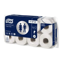 Tork Pack 8 Rouleaux Papier Toilette 2 Plis Blanc 