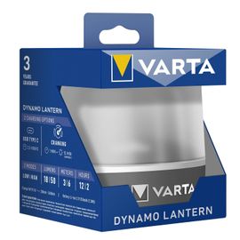 Varta lanterne Dynamo Rechargeable (USB-C ou Manivelle)