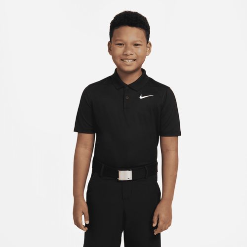 Polo De Golf Nike Dri-Fit Victory Pour Garçon Plus Âgé - Noir