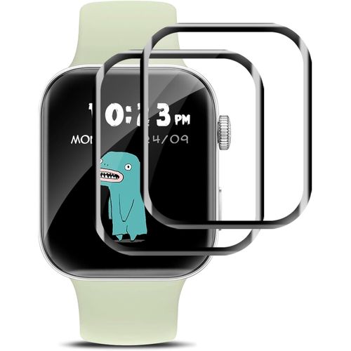 Kal-Lot De 2 Films De Protection D'écran En Verre Blindé Pour Huawei Watch Fit 3, Ultra Hd, Anti-Rayures, Pas De Bulles, Anti-Traces De Doigts, Haute Sensibilité Sans Rayures