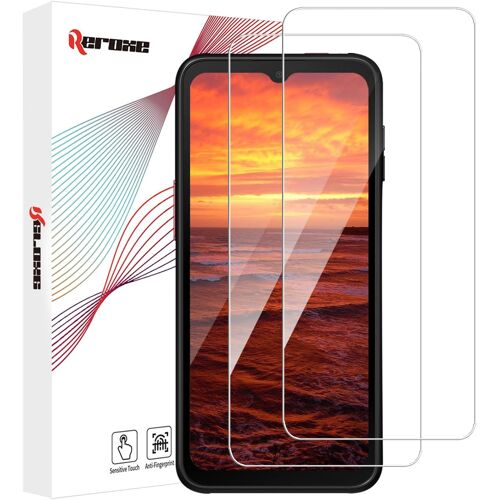 KAL-Lot De 2 Films De Protection D'Écran En Verre Blindé Pour Samsung Galaxy Xcover 6 Pro, Transparent 0 Poussière Et Bulles Samsung Xcover 6 Pro, Dureté 2.5D 9H Xcover 6 Pro
