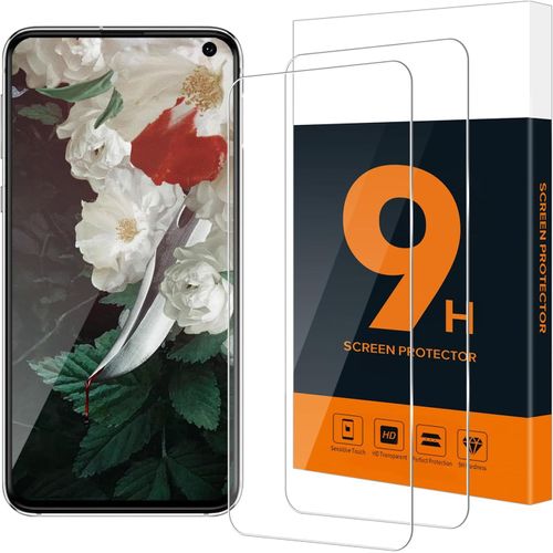 KAL-Lot De 2 Films De Protection D'Écran En Verre Trempé Pour Samsung Galaxy S10E, Bord 2,5D Pour Galaxy S10E, Dureté 9H, Résistant Aux Chocs, Transparent