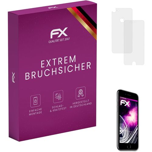 Kal-Protection Écran Film De Verre En Plastique Compatible Avec Apple Iphone 7 Verre Film Protecteur, 9h Hybrid-Glass Fx Protection Écran En Verre Trempé De Plastique (Set De 1)