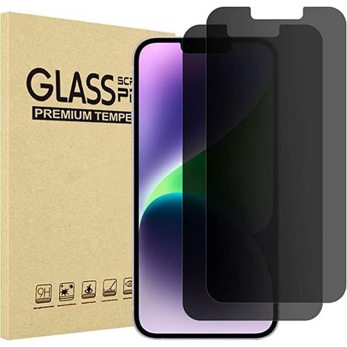 Kal-Film De Protection De Confidentialité Compatible Avec Iphone 12 Pro Max, Film Durcisseur De Norme Militaire 9h Résistant Aux Rayures, Protégeant La Vie Privée Anti-Espionnage, 2 Pièces