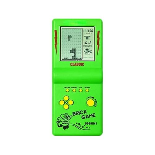 ORE-Machine de jeu portable jeu de briques Console de jeu pour enfants joueurs de jeu portables jeu électronique enfants jeux de plaisir joueur classique--3.5 inches green