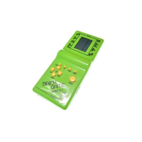 Machine de jeu portable jeu de briques Console de jeu pour enfants joueurs de jeu portables jeu électronique enfants jeux de plaisir joueur classique-3 inches Vert