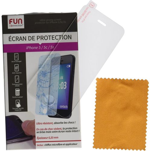 Kal-Fun Connection -Ht1123 -Film De Protection D'écran En Verre Trempé Pour Iphone 5/5c/5s/Se