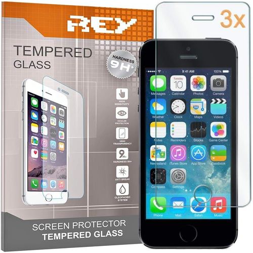 Kal-Lot De 3 Verre Trempé Pour Iphone 5/5s/5c/Se, Protecteur D'écran Qualité Supérieure