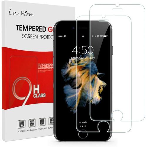 KAL-Verre Trempé Pour Iphone 6 / 6S, Dureté 9H Ultra Résistant, Installation Facile, Sans Bulles, Film Protection Écran Pour Iphone 6S / 6, Compatible Avec Les Coques, Transparent