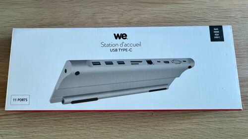 Station d’acceuil 11 ports USB type C - WE