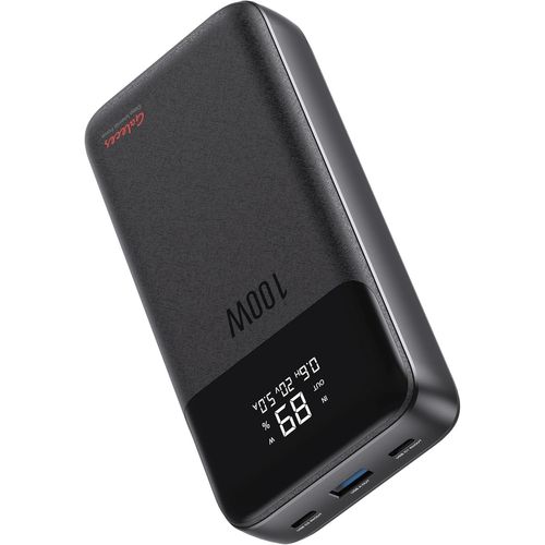 Batterie Externe 25000mah 100w Power Bank Charge Rapide Qc Pd Chargeur Externe Batterie Portable Externe Pour Macbook Dell Deck Iphone Samsung Android Phone Ipad Airpods Bracelet De Sport