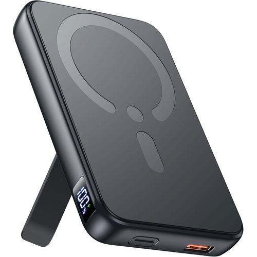Power Bank For Magsafe 12000mah Pd Output 22.5w Usb-A Portable Wireless Charger With Type-C Input And Output Led Display For Iphone 16/15/14/13/12/Pro/Pro Max
