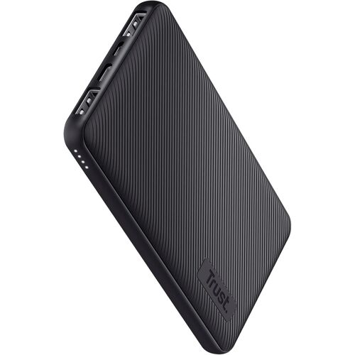 Mobile Primo Batterie Externe Rapide 10000mah,Power Bank Ultra Mince Usb-C 3a,3 Entrées,Chargeur Iphone,Ipad,Apple,Samsung,Xiaomi,Huawei,Airpods,Téléphone Portable,Tablette,Noir