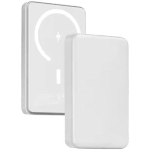 Batterie Externe For Magsafe Sans Fil - Compatible Avec Iphone 16 15 14 13 12 Séries Et Samsung Magnétique Power Bank 5000mah Induction Petite Mini Portable Charge Rapide Chargeur[Bat950872]