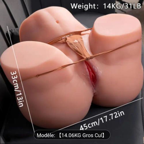 Poupée Sexuelle Réaliste Masturbation Masculine, Jouet Sexuel À Gros Cul, Cul De Poche Avec Vagin Serre Et Anus