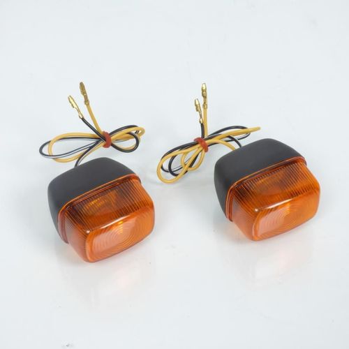 Clignotant Replay Pour Scooter Yamaha 50 Bws 1990 À 2003 Orange / Noir Neuf
