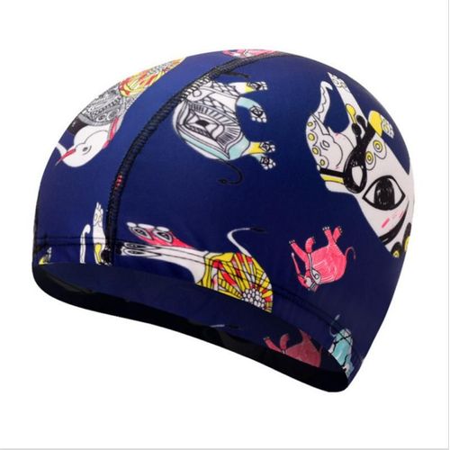Bonnet De Natation Élastique Pour Adulte,Imperméable,Protège Les Oreilles,Cheveux Longs,Sport,Été,Piscine,En Caoutchouc Silicone,1 Pièce - Type Style M
