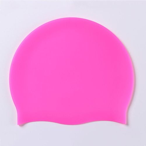 Bonnet De Natation En Silicone Pour Hommes Et Femmes,Cheveux Longs,Imperméable,Sport,Haute Élasticité,Adultes,Piscine,Chapeau De Plongée - Type Red #A