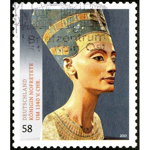 Timbre Oblitéré Deutschland, Königin Nofretete Um 1340 V. Chr., 2013, 58
