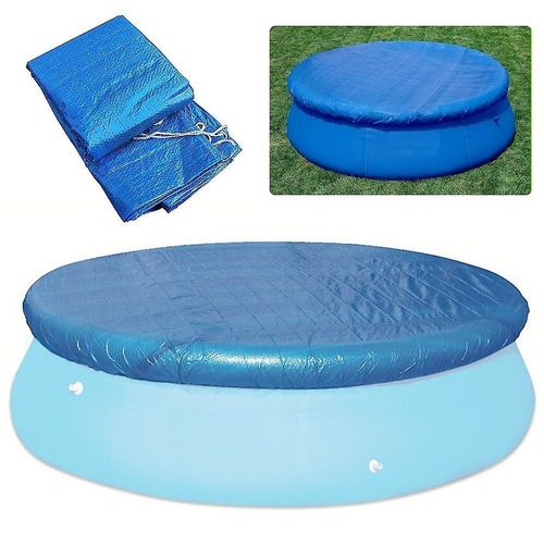 Abri de piscine - Abri de piscine - Diamètre 305 cm - Housse de pluie tissée en PE imperméable
