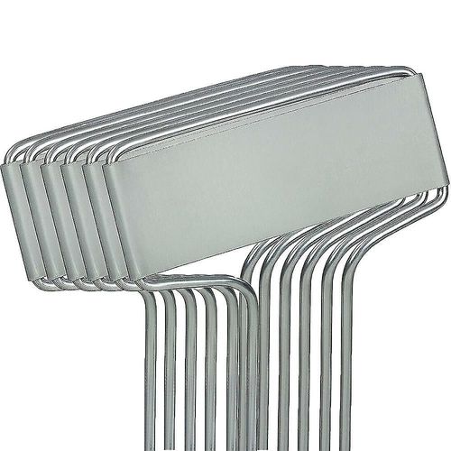 10 Pièce Set Plante Tags Marqueurs Pépinière Jardin Étiquettes Bâton Plantation Signe En Métal (4 Pouces De Long)