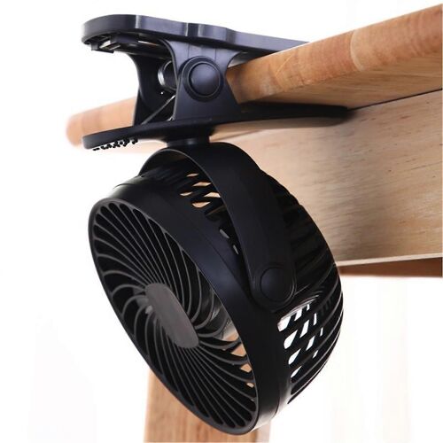 Ventilateur Du Clip 6 Pouces,Petit Ventilateur Avec 3 Vitesses Avec Une Forte Puissance De Usb Mini Mute Clip Fan