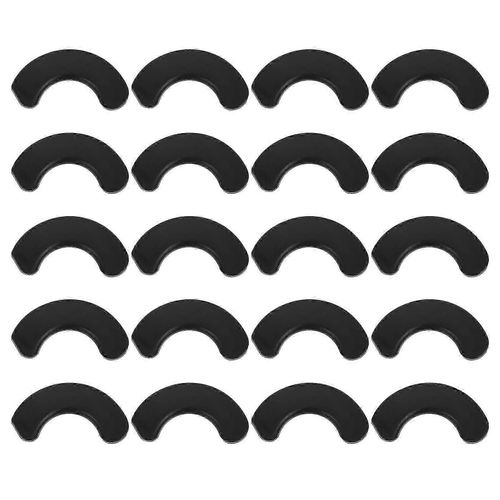 20pcs Supports D'haltères Utiles Haltères Antichocs Outils De Fitness (Noir)