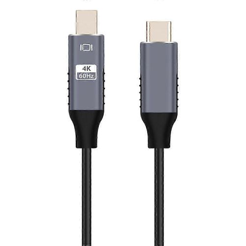 Câble USB C vers Mini Displayport USB Type C pour cordon 3 vers Mini DP Câble adaptateur 4K